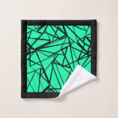 Abstrakt Badhandtuch Set (Waschlappen)