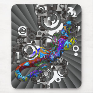 Abstrakt BALI Gecko Härte Mousepad