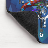 Abstrakt BALI Gecko Mousepad (Ecke)