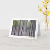 Abstrakt Bamboo Karte (Gelbe Blume)