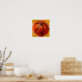 Abstrakt Basketball Poster (Küche)