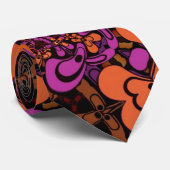 Abstrakt Batik Mens Fashion Necktie Krawatte (Gerollt)