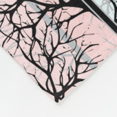 Abstrakt, Bäume Fleecedecke (Ecke)