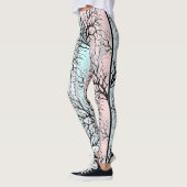Abstrakt, Bäume Leggings (Links)