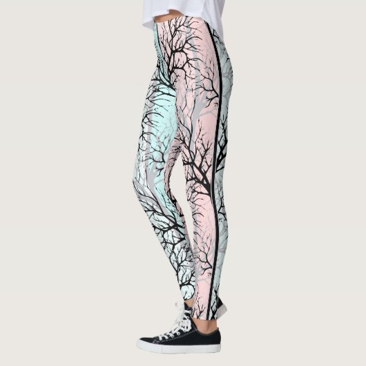 Abstrakt, Bäume Leggings (Links)