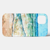 Abstrakt Beach Art Case-Mate iPhone Hülle (Rückseite (Horizontal))