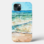 Abstrakt Beach Art Case-Mate iPhone Hülle (Rückseite)