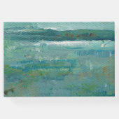 Abstrakt Beach Art Vacation Gästebuch (Rückseite)