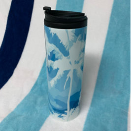 Abstrakt Beach Inspiriert THERMALTUMBLER Thermosbecher