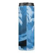 Abstrakt Beach Inspiriert THERMALTUMBLER Thermosbecher (Rückseite)