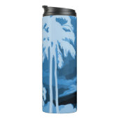 Abstrakt Beach Inspiriert THERMALTUMBLER Thermosbecher (Nach rechts gedreht)