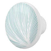 Abstrakt Beach Scallop Seashell Keramikknauf (Rechts)