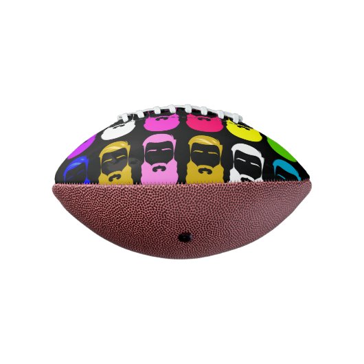 Abstrakt Beards Mini Football (Gedreht 270)