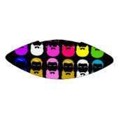 Abstrakt Beards Mini Football (Panel)