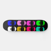 Abstrakt Beards Skateboard (Horizontal)