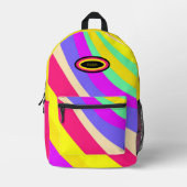 abstrakt bedruckter rucksack (Vorderseite)