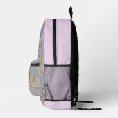 Abstrakt Bedruckter Rucksack (Rechts)