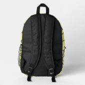 Abstrakt Bedruckter Rucksack (Rückseite)