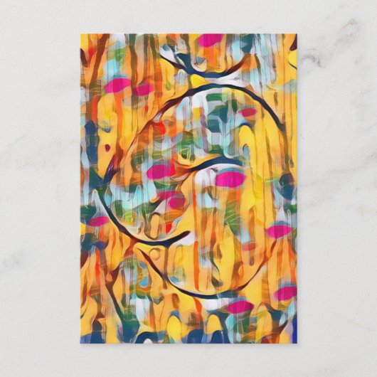 Abstrakt Begleitkarte (Vorderseite)