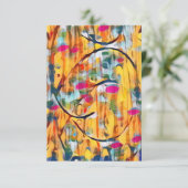 Abstrakt Begleitkarte (Stehend Vorderseite)