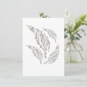 abstrakt begleitkarte (Stehend Vorderseite)