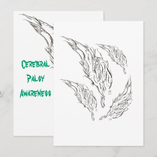 abstrakt begleitkarte (Vorne/Hinten)