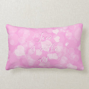 Abstrakt beide rosa texture.text. Kissen