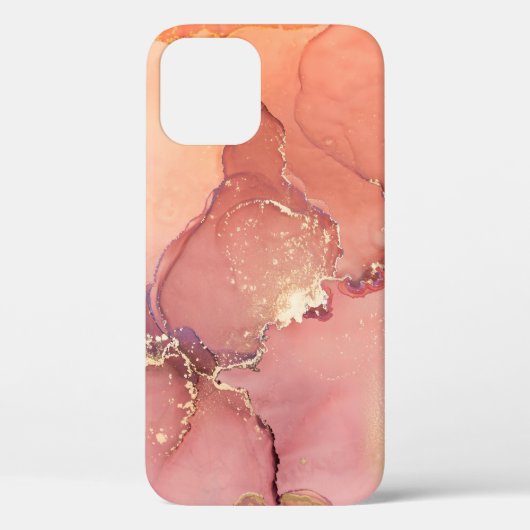 Abstrakt-beige, braune Tapete. Mischung Case-Mate iPhone Hülle (Rückseite)