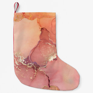 Abstrakt-beige, braune Tapete. Mischung Kleiner Weihnachtsstrumpf