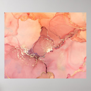 Abstrakt-beige, braune Tapete. Mischung Poster