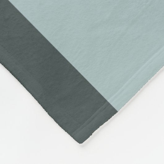 Abstrakt Beige Light Blue Fraktal Kunstgalerie Fleecedecke (Ecke)