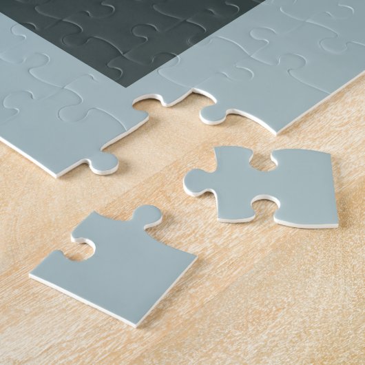 Abstrakt Beige Light Blue Fraktal Kunstgalerie Puzzle (Seite)