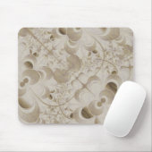 Abstrakt-beigefarbenes Muster Mousepad (Mit Mouse)