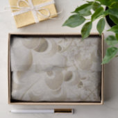 Abstrakt-beigefarbenes Muster Seidenpapier (Geschenk)