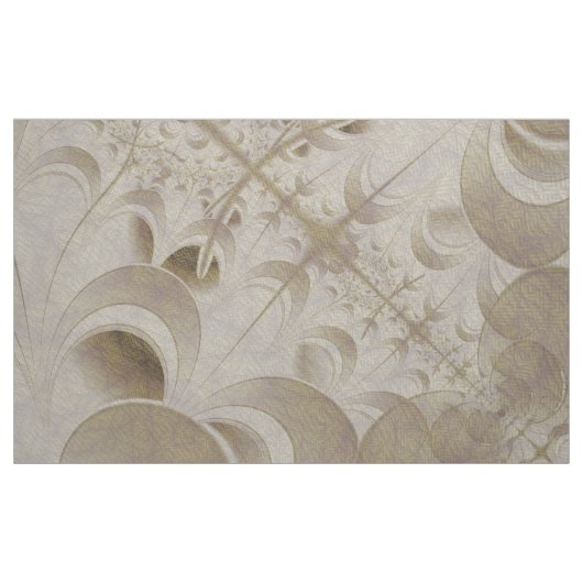 Abstrakt-beigefarbenes Muster Stoff (Fat Quarter (45,7 x 55,9 cm))