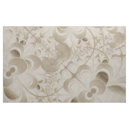 Abstrakt-beigefarbenes Muster Stoff (Yard (91,4 cm))