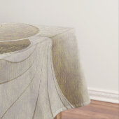 Abstrakt-beigefarbenes Muster Tischdecke (Beispiel)