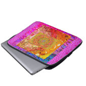 Abstrakt beleuchten laptopschutzhülle (Vorne Knopf)