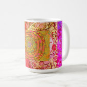 Abstrakt beleuchtet kaffeetasse (VorderseiteRechts)