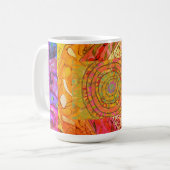 Abstrakt beleuchtet kaffeetasse (Vorderseite Links)