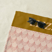 Abstrakt benannte Imitate Kronier Patrern Strandtuch (Beispiel)