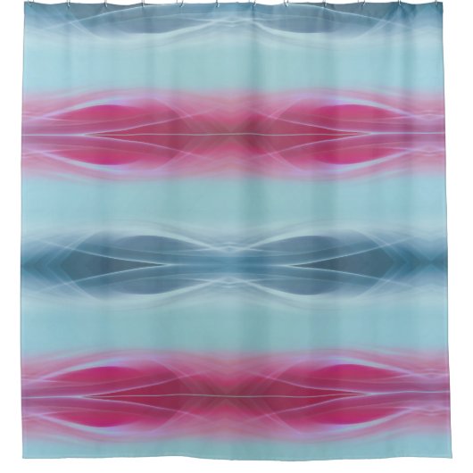 Abstrakt Bicolor Duschvorhang (Vorderseite)