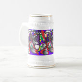 ABSTRAKT BIERGLAS (Vorderseite Links)