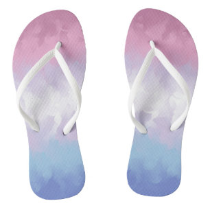 Abstrakt Bigender-Stolzflagge Badesandalen