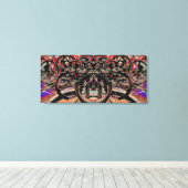 Abstrakt Bikes (Tour of Britain 2010) Poster Leinwanddruck (Insitu (Holzboden))