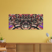 Abstrakt Bikes (Tour of Britain 2010) Poster Leinwanddruck (Insitu (Wohnzimmer))