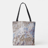 Abstrakt Blau & Beige Tasche (Rückseite)