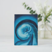 Abstrakt |Blau I | Georgia O'Keeffe Postkarte (Stehend Vorderseite)