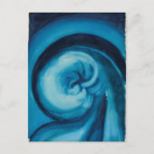 Abstrakt |Blau I | Georgia O'Keeffe Postkarte (Vorderseite)