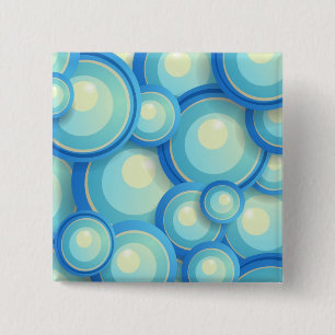 Abstrakt blau in grün button